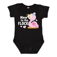thumbnail image 1 of Inktastic New to the Flock Cute Baby Flamingo Boys or Girls Baby Bodysuit, 1 of 5