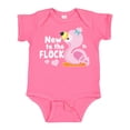 thumbnail image 1 of Inktastic New to the Flock Cute Baby Flamingo Boys or Girls Baby Bodysuit, 1 of 5