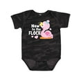 thumbnail image 1 of Inktastic New to the Flock Cute Baby Flamingo Boys or Girls Baby Bodysuit, 1 of 5