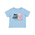 thumbnail image 1 of Inktastic New to the Flock Cute Baby Flamingo Boys or Girls Baby T-Shirt, 1 of 5