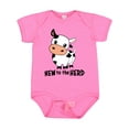 thumbnail image 1 of Inktastic New to the Herd Cute Cow Boys or Girls Baby Bodysuit, 1 of 5