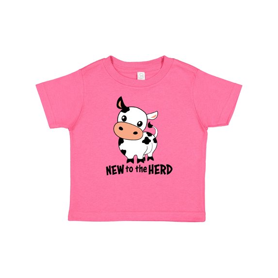 Inktastic New to the Herd Cute Cow Boys or Girls Baby T-Shirt