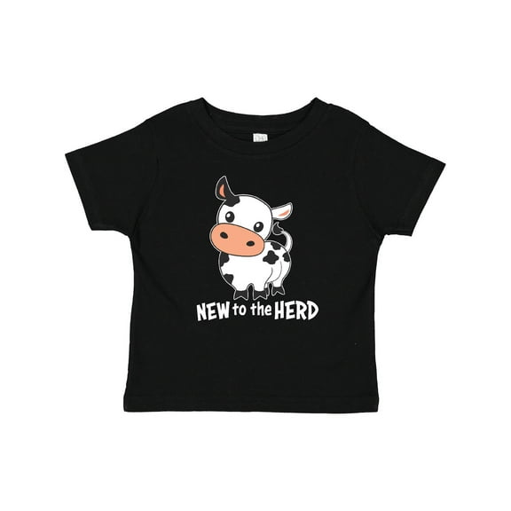 Inktastic New to the Herd Cute Cow Boys or Girls Baby T-Shirt