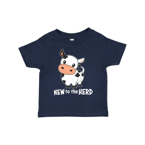 Inktastic New to the Herd Cute Cow Boys or Girls Toddler T-Shirt
