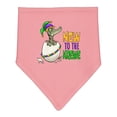 thumbnail image 1 of Inktastic New to the Krewe Mardi Gras Baby Alligator Baby Bandana Bib, 1 of 4