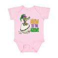thumbnail image 1 of Inktastic New to the Krewe Mardi Gras Baby Alligator Boys or Girls Baby Bodysuit, 1 of 5