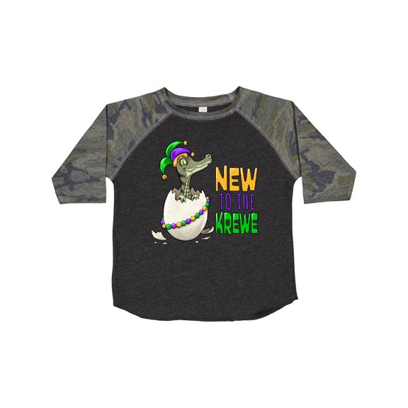 Inktastic New to the Krewe Mardi Gras Baby Alligator Boys or Girls Toddler T-Shirt