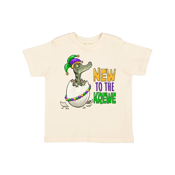 Inktastic New to the Krewe Mardi Gras Baby Alligator Boys or Girls Toddler T-Shirt