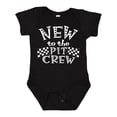 thumbnail image 1 of Inktastic New to the Pit Crew Racing Flags Boys or Girls Baby Bodysuit, 1 of 5