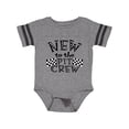 thumbnail image 1 of Inktastic New to the Pit Crew Racing Flags Boys or Girls Baby Bodysuit, 1 of 4