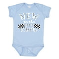 thumbnail image 1 of Inktastic New to the Pit Crew Racing Flags Boys or Girls Baby Bodysuit, 1 of 5
