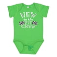 thumbnail image 1 of Inktastic New to the Pit Crew Racing Flags Boys or Girls Baby Bodysuit, 1 of 5