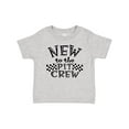 thumbnail image 1 of Inktastic New to the Pit Crew Racing Flags Boys or Girls Baby T-Shirt, 1 of 5