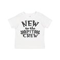 thumbnail image 1 of Inktastic New to the Pit Crew Racing Flags Boys or Girls Toddler T-Shirt, 1 of 5