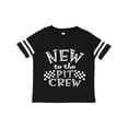 thumbnail image 1 of Inktastic New to the Pit Crew Racing Flags Boys or Girls Toddler T-Shirt, 1 of 5