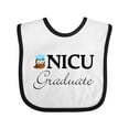 thumbnail image 1 of Inktastic Newborn Nicu Graduate Boy Boys Baby Bib, 1 of 4