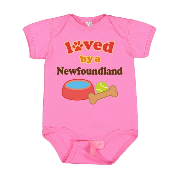 Inktastic Newfoundland Dog Lover Boys or Girls Baby Bodysuit