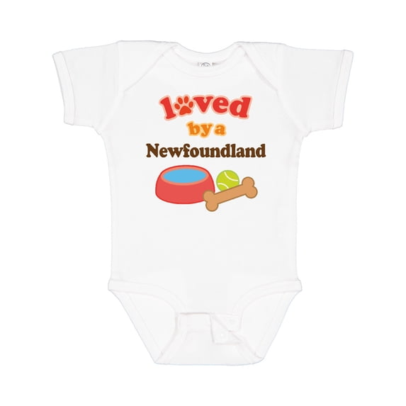 Inktastic Newfoundland Dog Lover Boys or Girls Baby Bodysuit