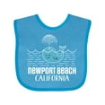 thumbnail image 1 of Inktastic Newport Beach California Whale Watching Boys or Girls Baby Bib, 1 of 4