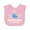 thumbnail image 1 of Inktastic Newport Beach California Whale Watching Boys or Girls Baby Bib, 1 of 4