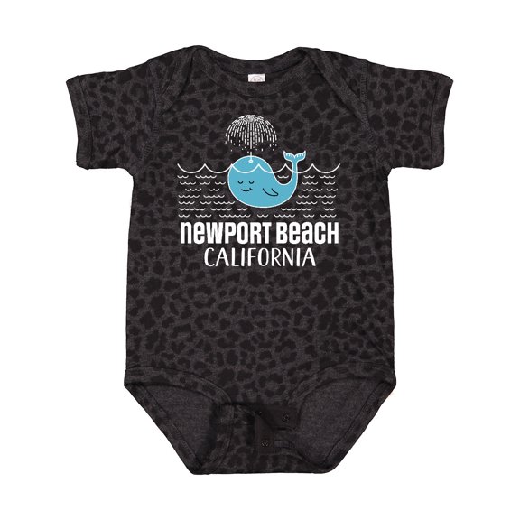 Inktastic Newport Beach California Whale Watching Boys or Girls Baby Bodysuit