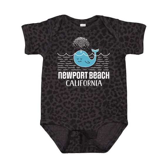 Inktastic Newport Beach California Whale Watching Boys or Girls Baby Bodysuit