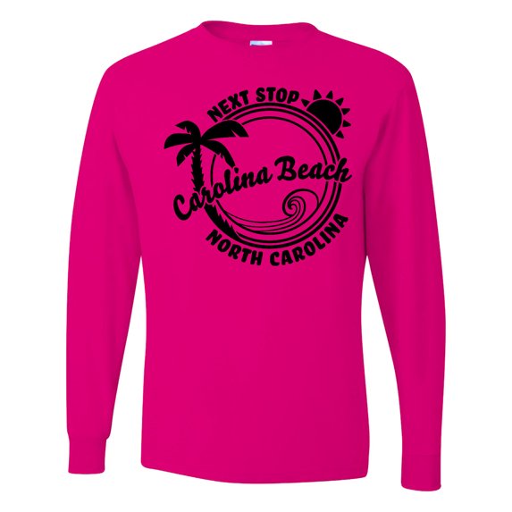 Inktastic Next Stop Carolina Beach, North Carolina Long Sleeve T-Shirt