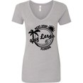 thumbnail image 1 of Inktastic Next Stop Key Largo, Florida Women's V-Neck T-Shirt, 1 of 5