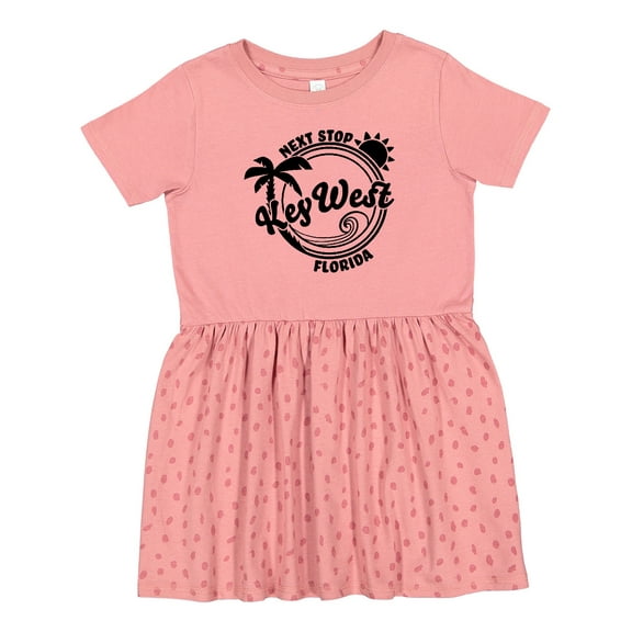 Inktastic Next Stop Key West, Florida Girls Toddler Dress