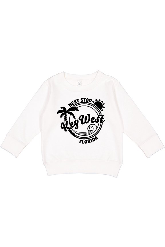 Next Stop Key West, Florida Toddler Sweatshirt
