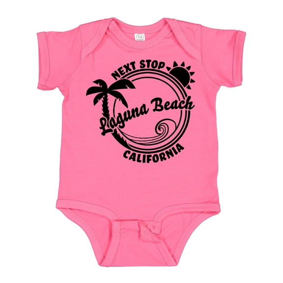 Inktastic Next Stop Laguna Beach, California Boys or Girls Baby Bodysuit