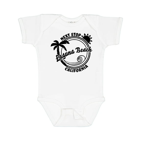 Inktastic Next Stop Laguna Beach, California Boys or Girls Baby Bodysuit