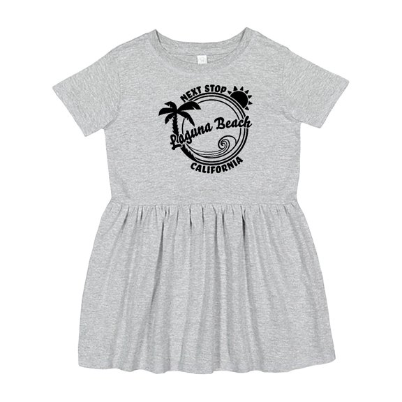 Inktastic Next Stop Laguna Beach, California Girls Toddler Dress