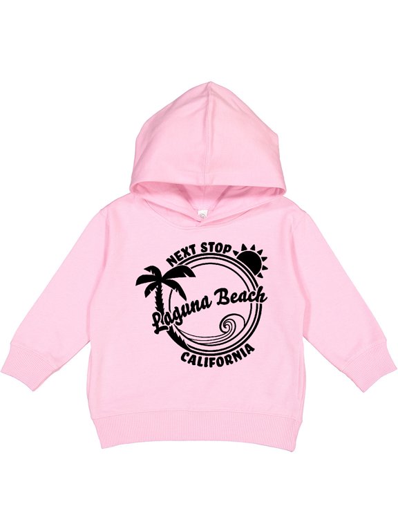 Next Stop Laguna Beach, California Toddler Hoodie