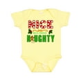 thumbnail image 1 of Inktastic Nice Until Proven Naughty with Holly and Gingerbread Man Boys or Girls Baby Bodysuit, 1 of 5