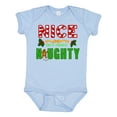 thumbnail image 1 of Inktastic Nice Until Proven Naughty with Holly and Gingerbread Man Boys or Girls Baby Bodysuit, 1 of 5