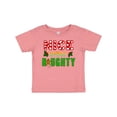 thumbnail image 1 of Inktastic Nice Until Proven Naughty with Holly and Gingerbread Man Boys or Girls Baby T-Shirt, 1 of 5