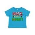 thumbnail image 1 of Inktastic Nice Until Proven Naughty with Holly and Gingerbread Man Boys or Girls Toddler T-Shirt, 1 of 5