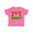 thumbnail image 1 of Inktastic Nice Until Proven Naughty with Holly and Gingerbread Man Boys or Girls Toddler T-Shirt, 1 of 5
