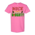 thumbnail image 1 of Inktastic Nice Until Proven Naughty with Holly and Gingerbread Man T-Shirt, 1 of 5