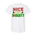 thumbnail image 1 of Inktastic Nice Until Proven Naughty with Holly and Gingerbread Man T-Shirt, 1 of 5