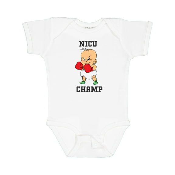 Inktastic Nicu Champ Baby Boxer Boys or Girls Baby Bodysuit
