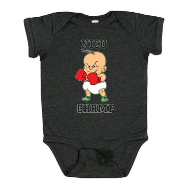 Inktastic Nicu Champ Baby Boxer Boys or Girls Baby Bodysuit