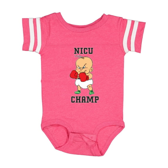 Inktastic Nicu Champ Baby Boxer Boys or Girls Baby Bodysuit