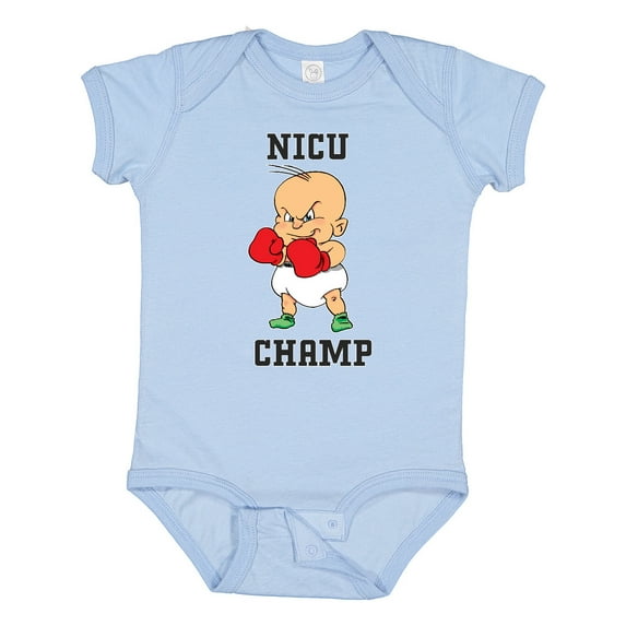 Inktastic Nicu Champ Baby Boxer Boys or Girls Baby Bodysuit