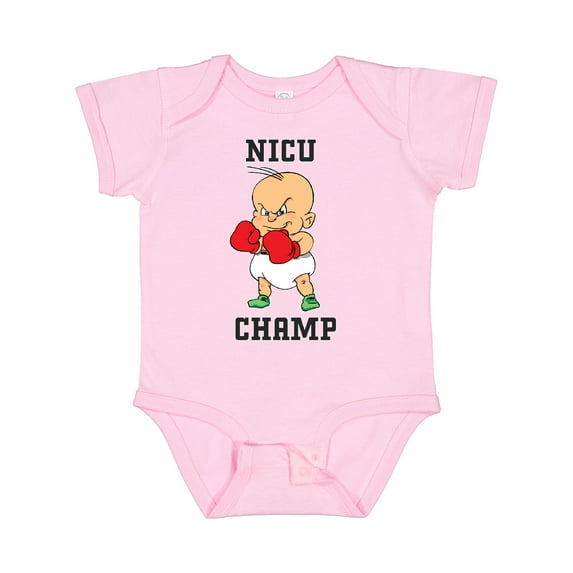 Inktastic Nicu Champ Baby Boxer Boys or Girls Baby Bodysuit