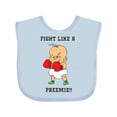 thumbnail image 1 of Inktastic Nicu Fight Like a Preemie Baby Boxer Boys or Girls Baby Bib, 1 of 4