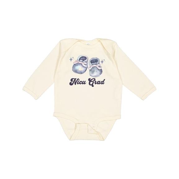 Inktastic Nicu Grad Baby Booties Cute Boys or Girls Long Sleeve Baby Bodysuit