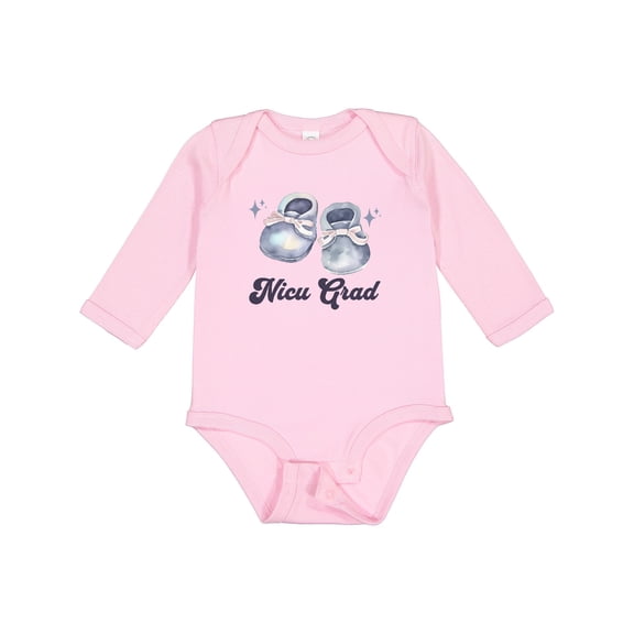 Inktastic Nicu Grad Baby Booties Cute Boys or Girls Long Sleeve Baby Bodysuit