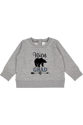 Nicu Grad Boys Native Arrow Bear Baby Sweatshirt